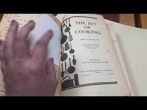 The original 'The Joy of Cooking' cookbook