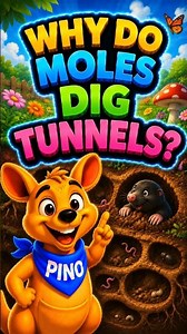 Why Do Moles Dig Tunnels 🐾 Fun Animal Facts for Kids Kangaroo Pino