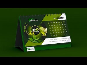 How to Design a Desk Calendar in Adobe Photoshop