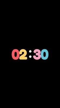 2 Minute 30 Second Timer 🔥 High Energy Countdown · 3 2 1 GO Start #Shorts