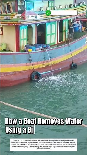 How a Boat Removes Water Using a Bilge Pump System #craftedeveryday