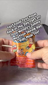 29K views · 484 reactions | Fast Food Toys from Back in the Day Part 317 2004 Wendy’s Jimmy Neutron Shrink Ray Kids Meal Toy! #jimmyneutron #RetroToys #wendys #ShrinkRay #2000snostalgia #nostalgia | CPJ Collectibles | Facebook