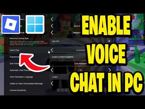 How To Enable Voice Chat In Roblox PC