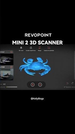 Revopoint MINI 2 3D Scanner: ‪@kellyblogs‬ Creates Amazing Models!
