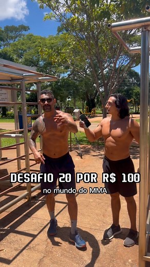 Esse lutador de MMA topou fazer o desafio 20 por R$ 100 💪😄🔥 . ✅Curta e siga @brazilcalisthenics para mais!👊 . . . #calistenia #treino #mma #luta #mmabrasil #academia #crossfit #desafiocalistenia #desafiobarra | Brazil Calisthenics Workouts