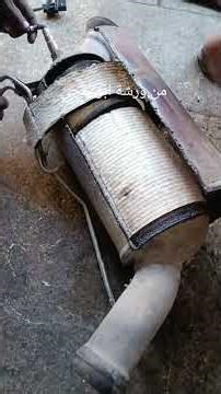 What's Inside a Diesel Particulate Filter? Cutting It Open! #automobile