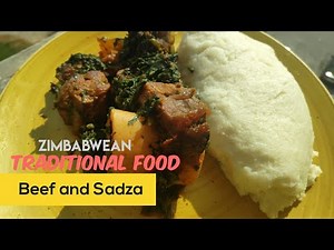 Zimbabwean Traditional Food | Beef with spinach | Sadza | Combat Cook | Combat BOX