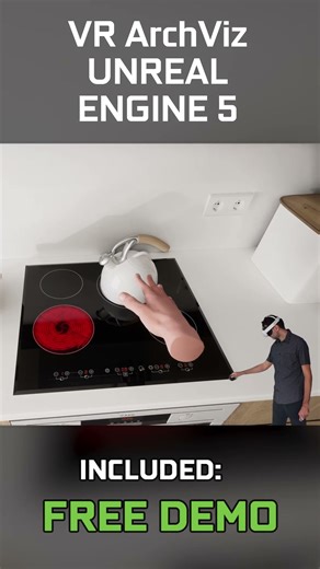 Shorts UE5 VR Interactive ArchViz Demo Lumen Nanite DLSS