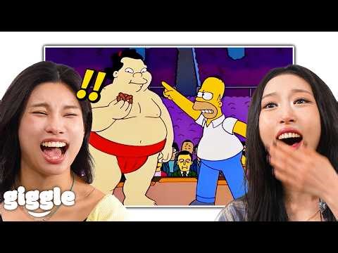 Koreans React to The Simpsons BEST Asian Stereotypes!