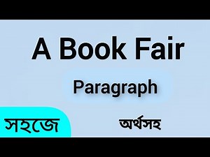 A book fair paragraph. Book a fair paragraph. A book fair. Book fair. A village fair paragraph.