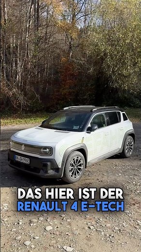 Renault 4 E-Tech Check in 50 seconds! 🔌 How good is the #Renault & does it impress? #4etech #elec...