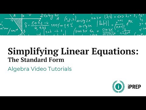 Solving Linear Equations - Simplification Part 2 - iPREP's Algebra Video Lessons