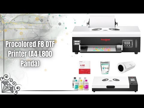 Procolored F8 DTF Printer Review | A4 L800 Panda Full Bundle (Printer + Oven + Inks)!