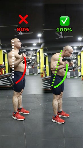"Fixing Your Dumbbell Hammer Curl Form: Common Mistakes Explained!"#shorts #fitness #motivation