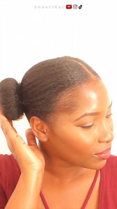 88K views · 1.3K reactions |  Easy Low double sock bun 4 short 4c natural hair #naturalhairtutorial #naturalhair #4c #kinkyhair #fyp #minitutorials #sockbun #type4 | Shakeira C | Facebook