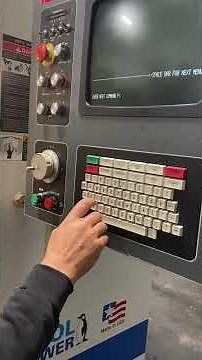 How to Load programs in Fadal Control CNC Machine using MDI