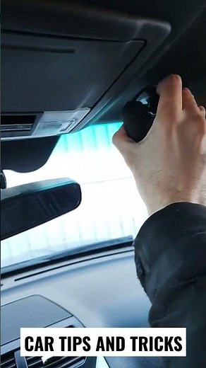 Car Tips and Tricks - How to use a sun visor ( sliding / extended visor)