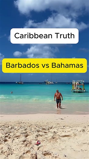 Barbados vs Bahamas. Two beautiful islands. Two completely different travel styles. Bahamas → resort vacation. Barbados → exploration vacation. If you enjoy discovering beaches, restaurants, and local culture, Barbados often wins. #travel #caribbeantravel #barbados #vacationplanning #beachtravel