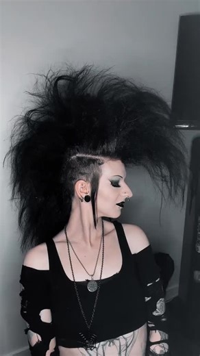 Exploring the Perfect Deathhawk Goth Hair