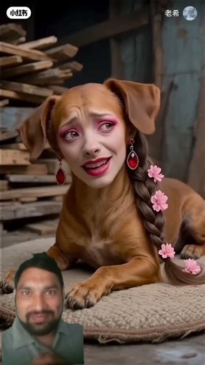 #funny #comedy dog and femail