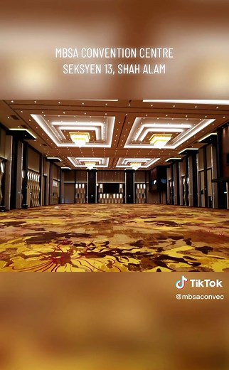 MBSA CONVENTION CENTRE SHAH ALAM #weddinghall #banquethall #eventhall #event #dewanbankuet #bilikseminar #trainingcentre #shahalam #selangor