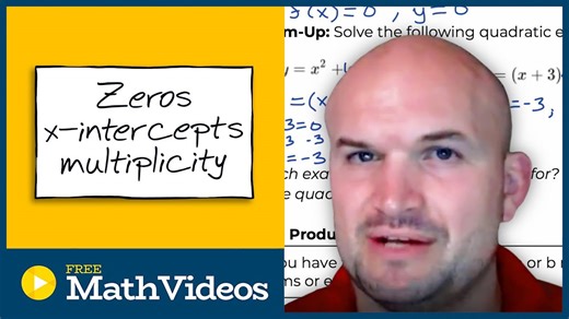 Multiplicity matters - Real zeros of polynomial functions