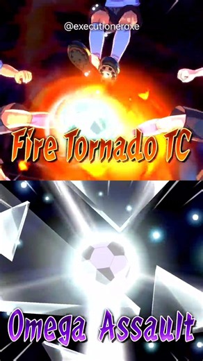 FIRE TORNADO TC vs OMEGA ASSAULT | INAZUMA ELEVEN: VICTORY ROAD