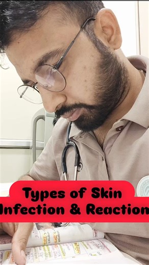 Type of Skin infection & Rxn #skininfection #skin #fmge #medico #medical #mbbs #trending #viral