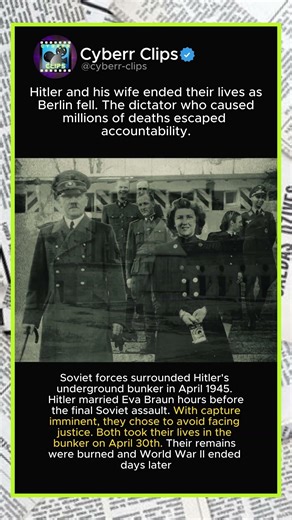 The Unthinkable End Inside Hitler’s Bunker #history #darkhistory #shorts