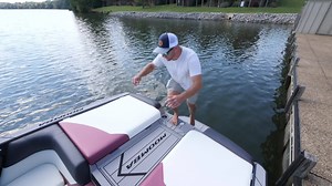 The Moomba Mojo delivers big-time fun on-demand. With a massive hull and features fit for wakesurf kings and queens, it’s the perfect Moomba for huge sessions. Get 4,000 LBS of ballast and more standard with the Moomba Mojo. Visit https://www.moomba.com/models/mojo to explore the redesigned Mojo. | Moomba Boats