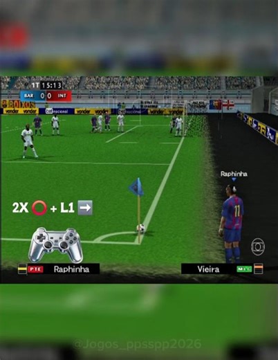 GOL OLÍMPICO- TUTORIAL #PPSS22 #jogosmobile #brasilgames #gaming #ppsspp