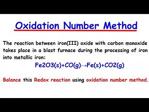 Balancing Chem equations: oxidation number method