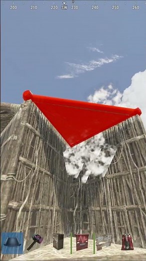 roof stack tutorial #rust #rustteam #rustgame #rustplayer #shorts