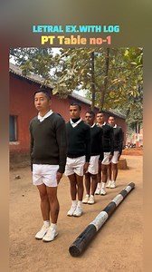 255K views · 4.2K reactions | Letral exercise with LOG Table no-1 #instructors #demostration #PhysicalTraining #militarypolice | Amit Sampang Rai | Facebook