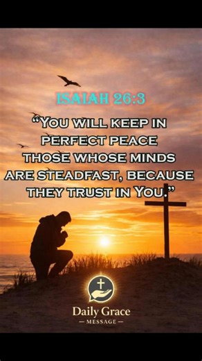 “How to Find Peace When Fear Attacks – Isaiah 26:3 Explained”. #bibleverse #jesuschrist #jesus