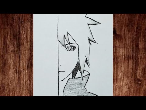How To Draw Sasuke Uchiha step by step || Easy anime drawing || How to draw for beginners