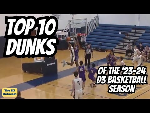 Top 10 Dunks of the '23-'24 Division III Basketball Season