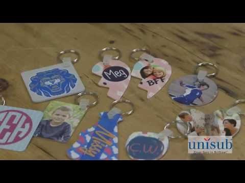 How-to Sublimate Unisub Key Chains - #sublimation
