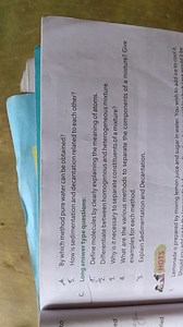 By which method pure water can be obtained?How is sedimentatio... | Filo