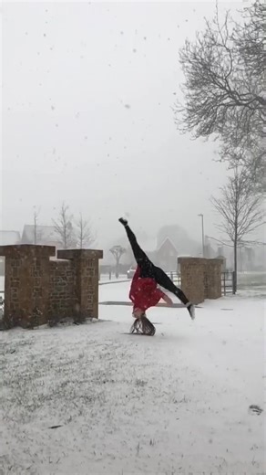 Stunning Slow Motion Dance in Snow