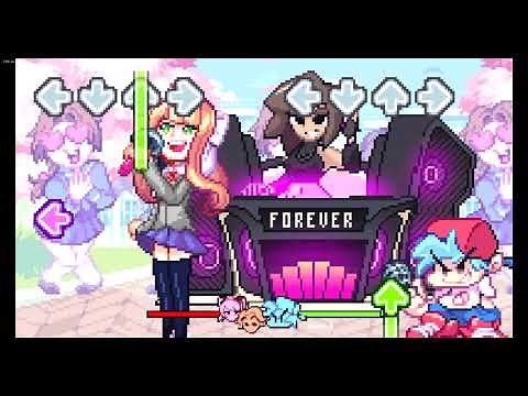 FNF - High School Conflict/Monika mod Showcase