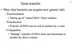 Gene transfer - SlideServe