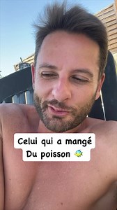Celui qui a mangé du poisson 🐠😅 #vacances #poissons #argent | Julien Bing