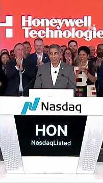 Honeywell Technologies CEO Vimal Kipur takes the Nasdaq podium