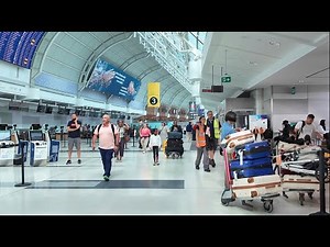 Toronto International Airport - Departure from Pearson Terminal 3 - 4K🇨🇦 Canada travel vlogs