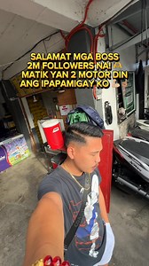 Salamat sa 2m mgq boss! Matik yan 2 motor din ang ipapamigay ko sainyo ☺️🫶 #fblifestyle #Rgarage #weki #reelsviralシfb | WEKI