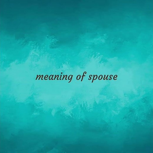 Spouse | meaning of Spouse