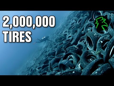 Dumping 2 Million Tires In The Ocean To "Help" Fish