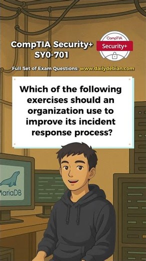 CompTIA Security+ (SY0-701) Exam-Style Practice Question 2026