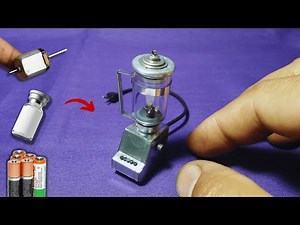 DIY Mini Blender : How to make an Electric mini blender from recycled Goods! Tutorial
